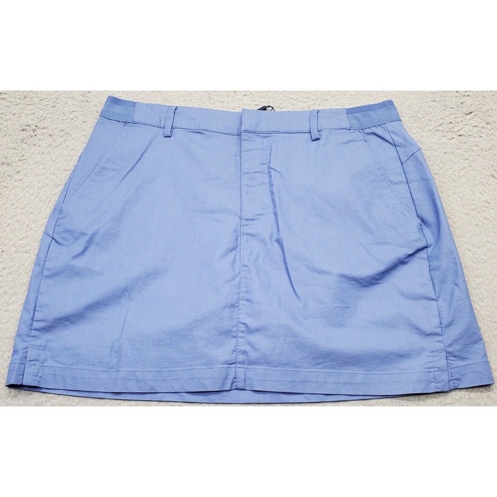 Walter Hagen Clubhouse Golf Skort Women 14 Blue Tennis Stretch UPF 50+ WGH17464F